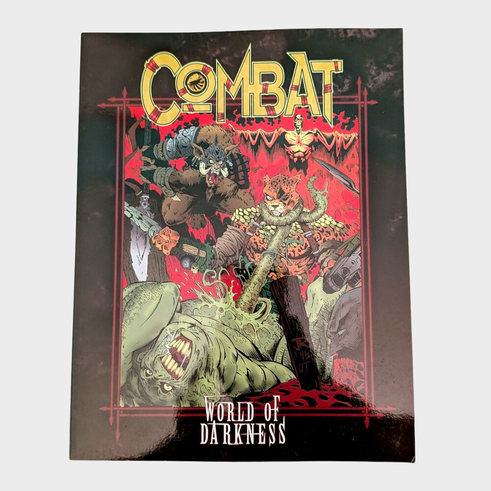Combat World of Darkness RPG Book White Wolf Horror Vintage 1998 WW3206 Fiction